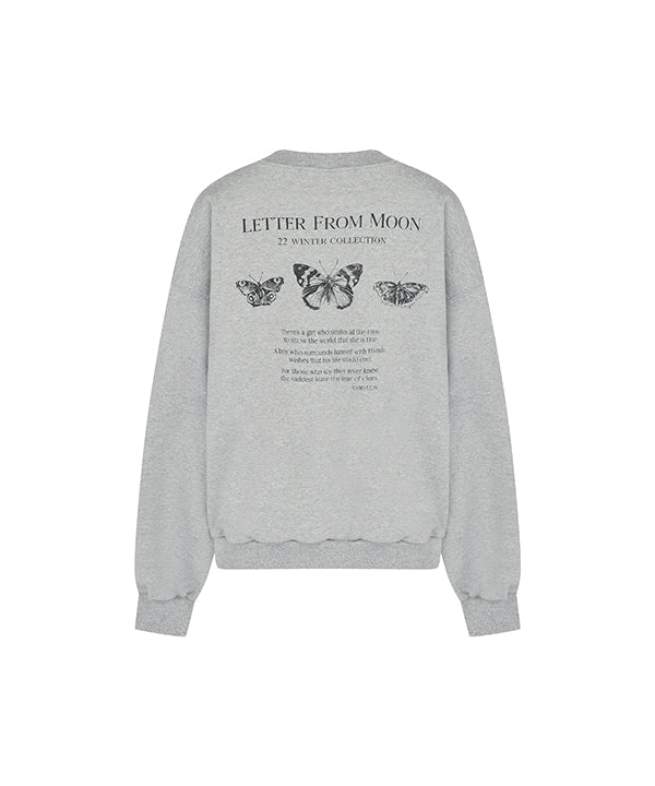 Triple Butterfly Embroidered Sweatshirt ( 3 Colors )