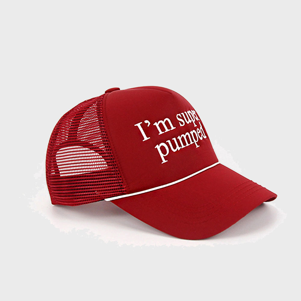 SUPER PUMPED MESH CAP (RED)