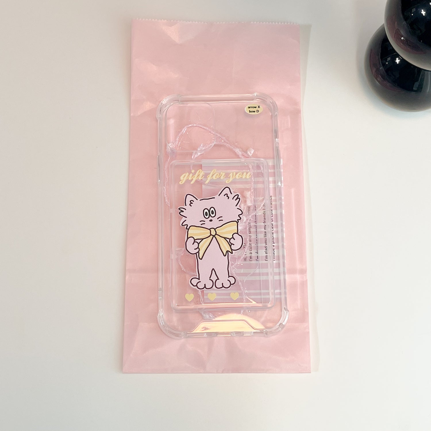  mimi ribbon card jelly hard case