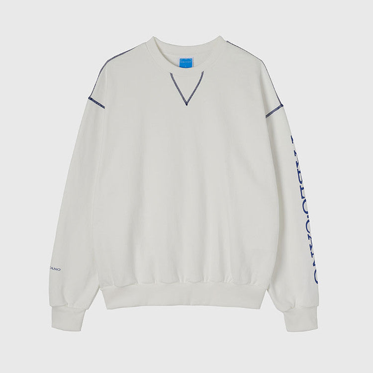 PABLO CANO WHITE SWEATSHIRT