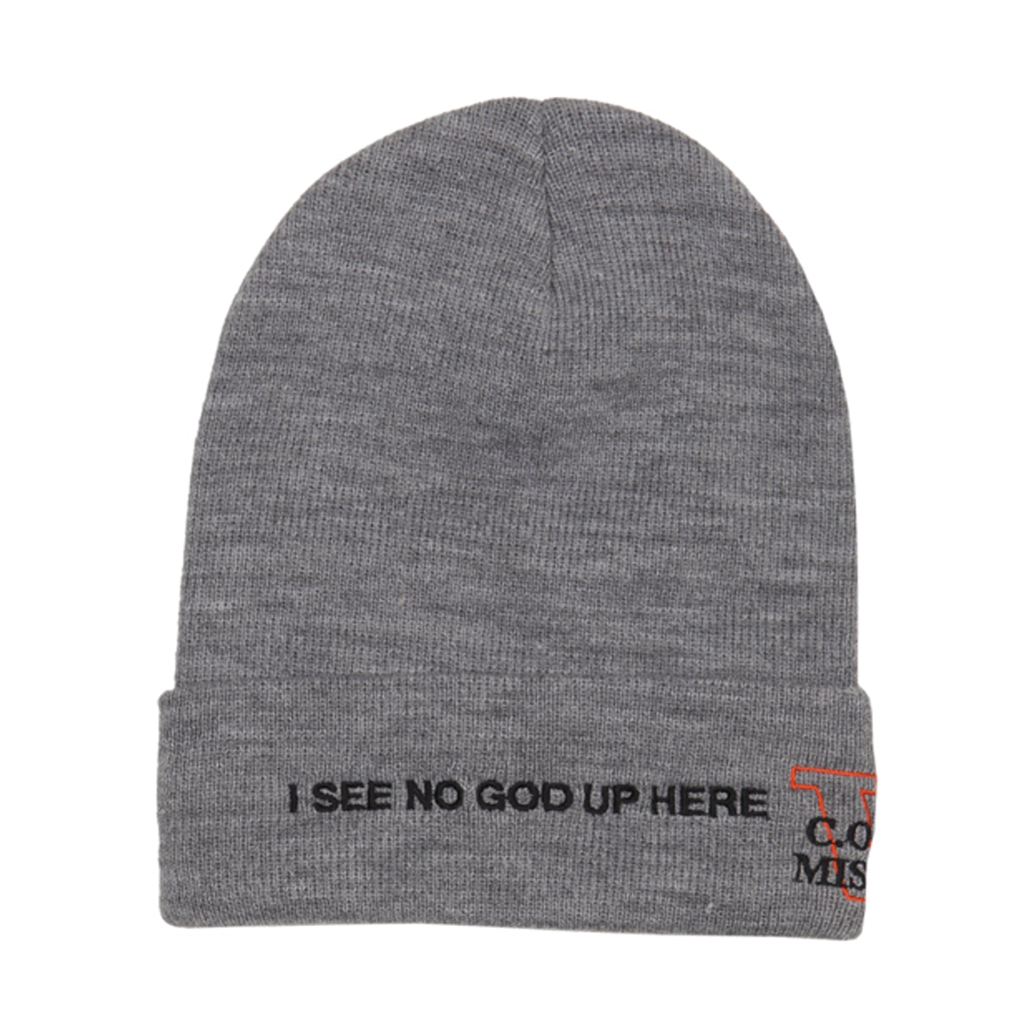 リブニットビーニー[UNISEX] RIBBED-KNIT BEANIE (Grey)