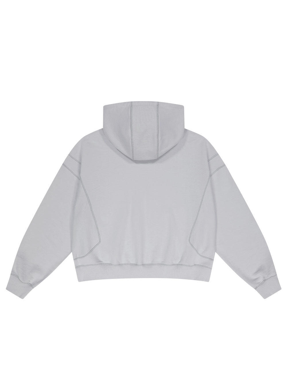 NYLON POCKET HOODED ZIP [GREY]