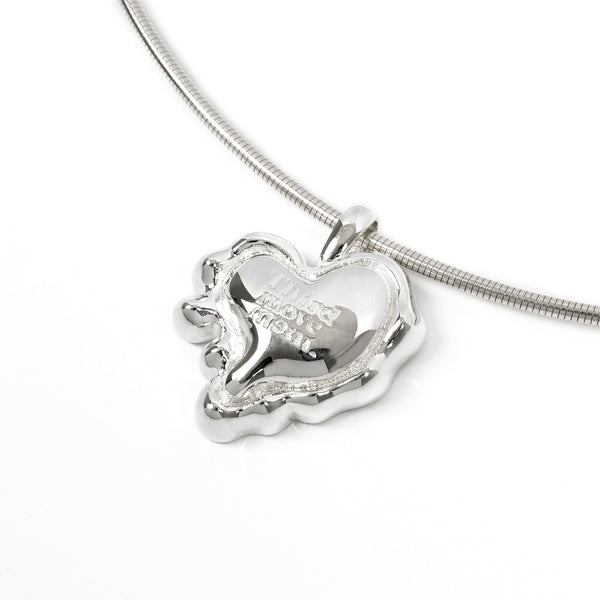 Big Melting Heart Pendant (Silver)