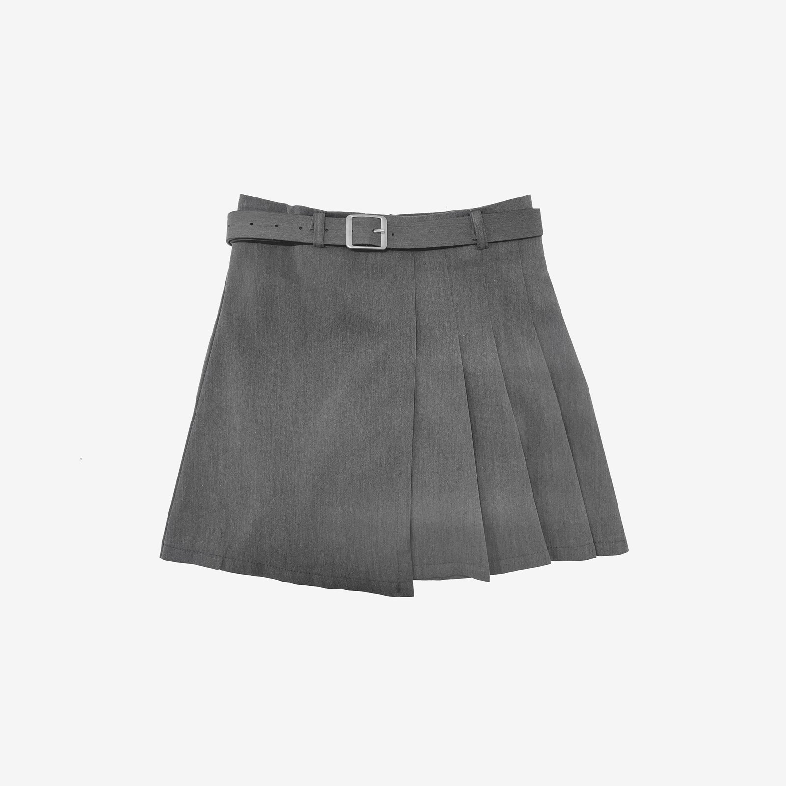 Marken Half Pleated Skirt (Belt Set)