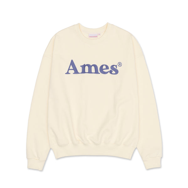 ベーシックロゴスウェットシャツ / BASIC LOGO SWEATSHIRT CREAM