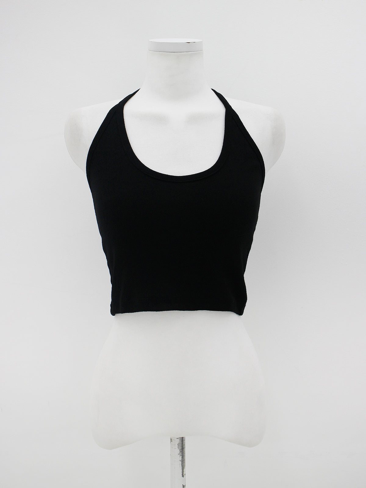 Cropped halterneck sleeveless (3color)