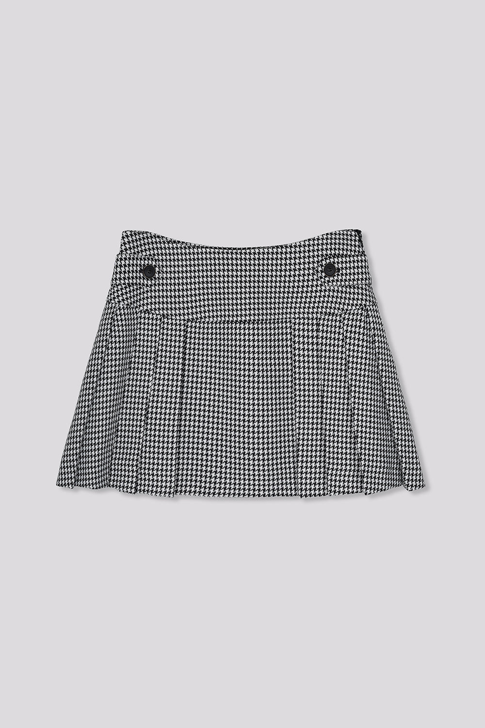 [로켓펀치 착용] Hound Tooth Pattern Pleats Skirt