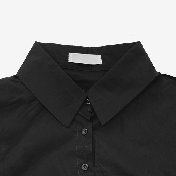 Moanne slim cropped shirt