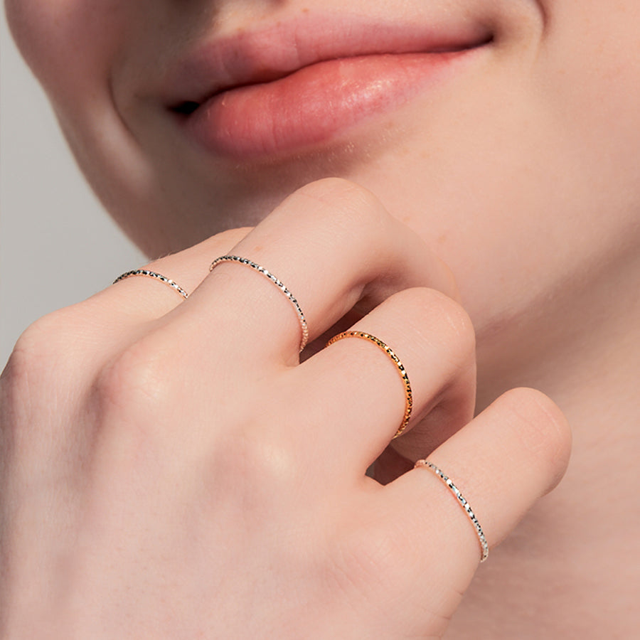 twinkle layered 3set ring