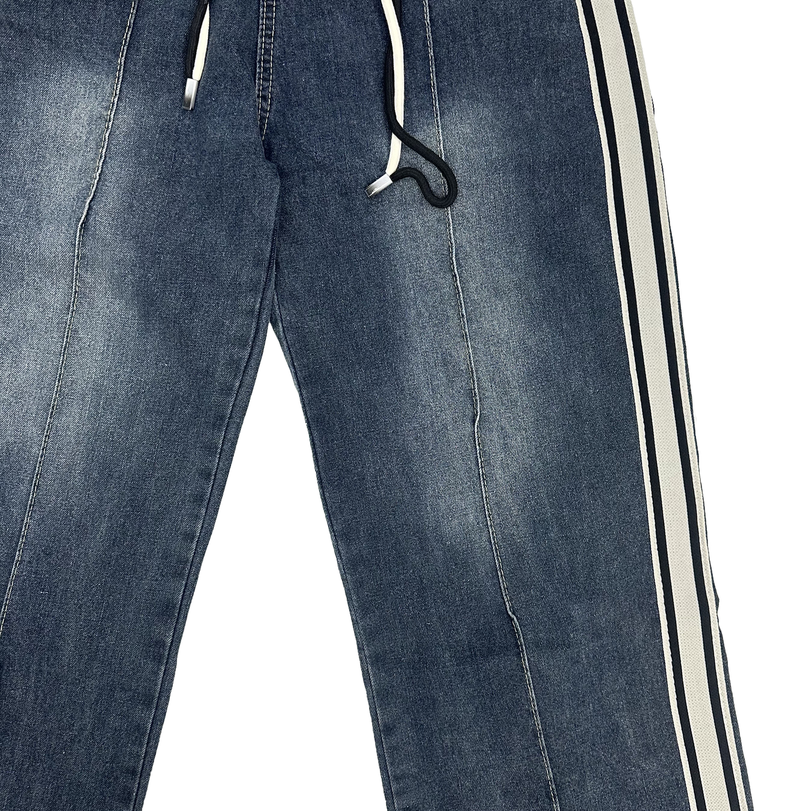 double rope denim pants