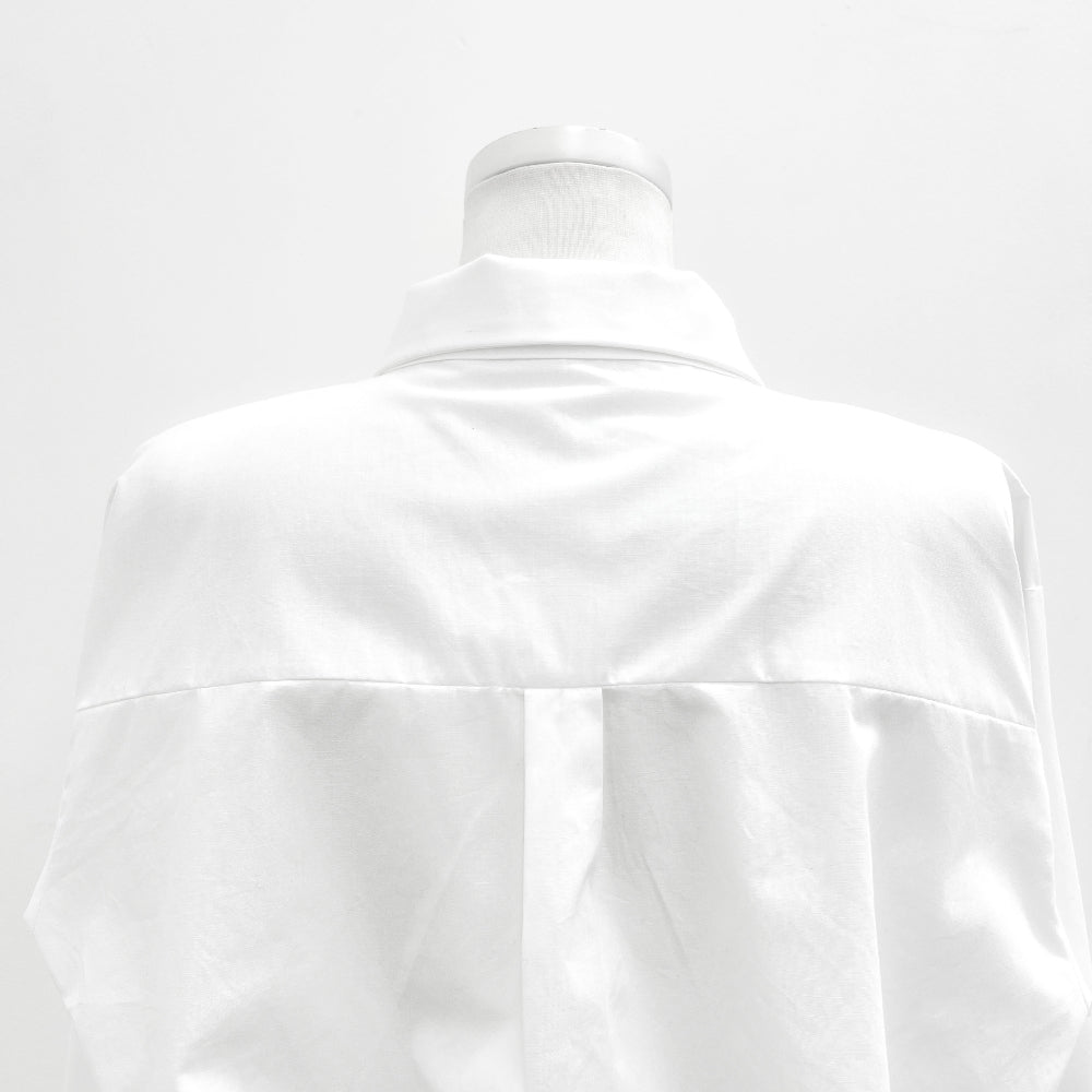 Pocket detail crop cutting shirts (2 Color)