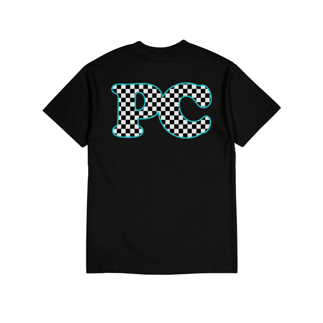 Checkered Tee - Black