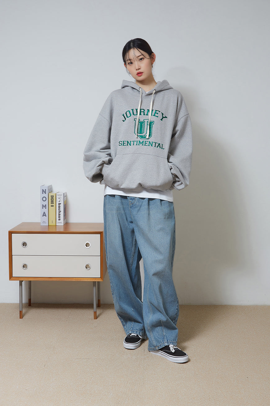 Sentimental Logo Hoodie (Grey)