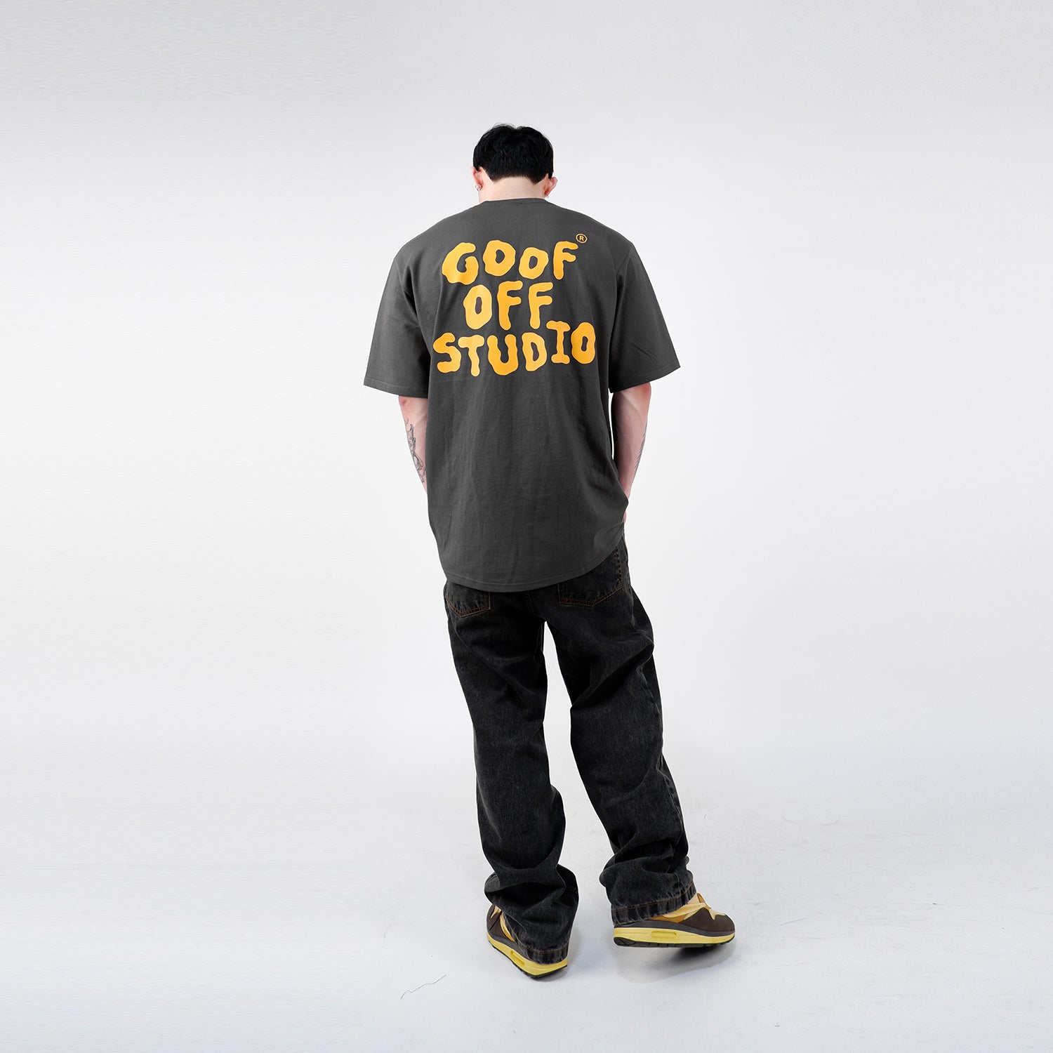 GOOFOFF MAIN LOGO TEE - ( Charcoal )