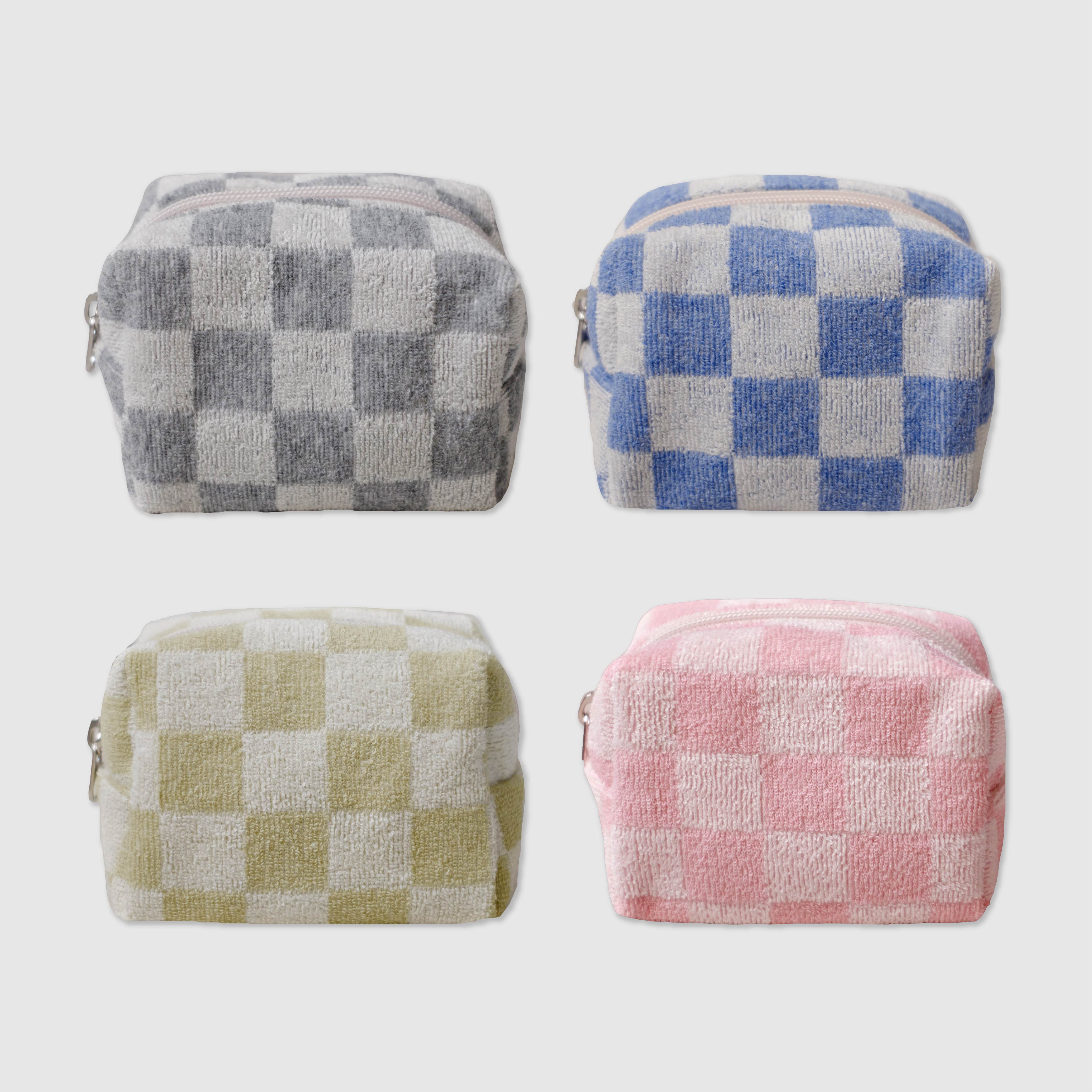 [unfold] Checker Board Terry Pouch - Small (4colors)