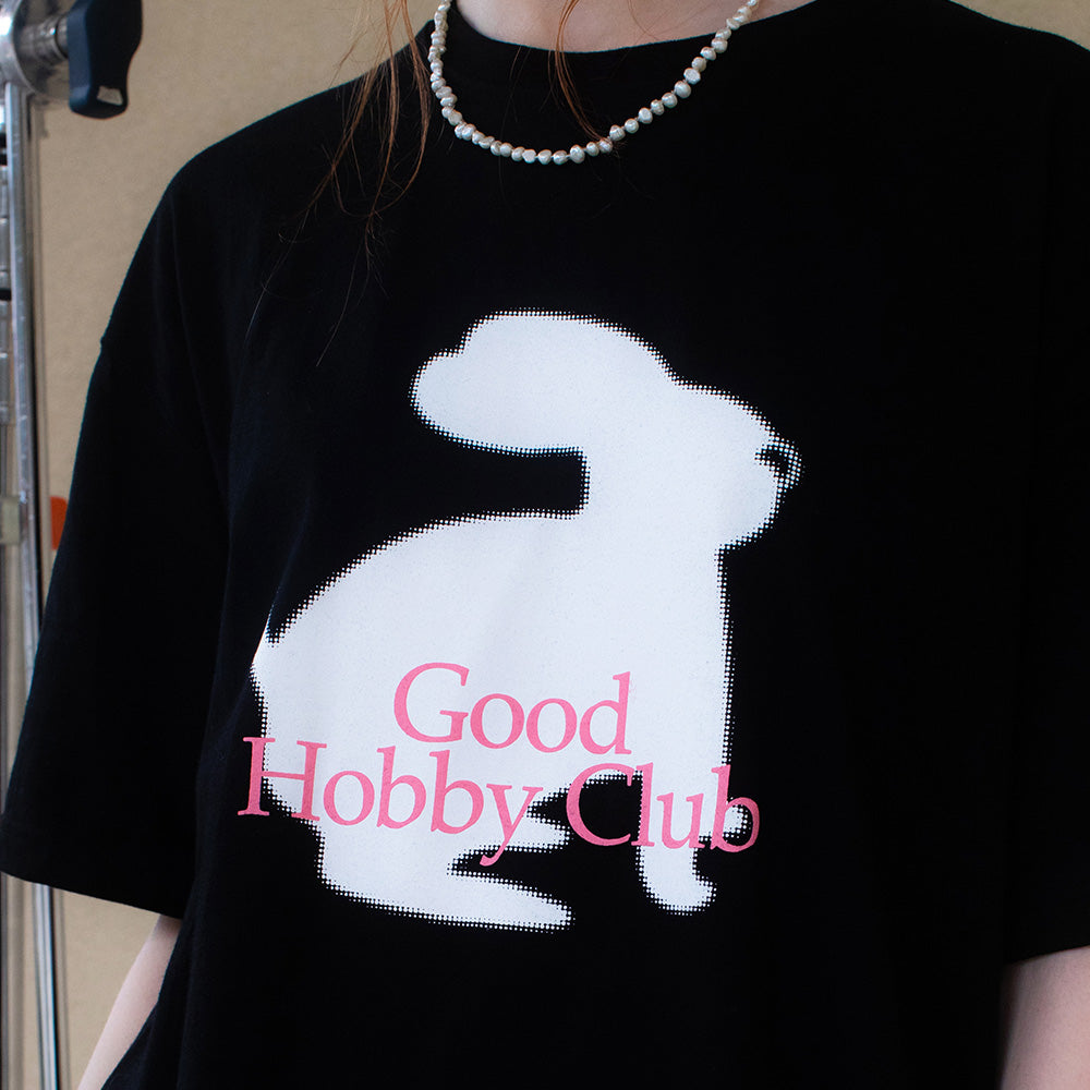 HOBBY RABBIT TEE_BLACK