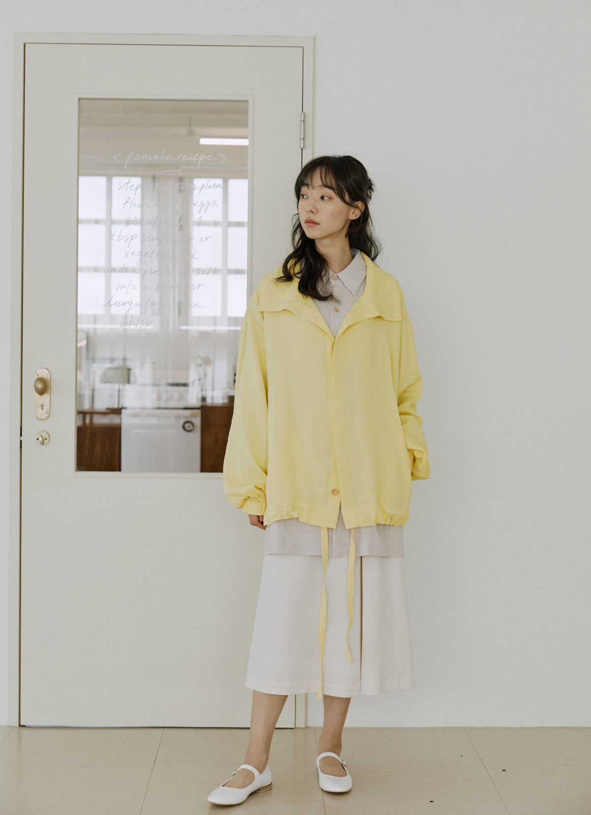 unisex hidden jumper yellow