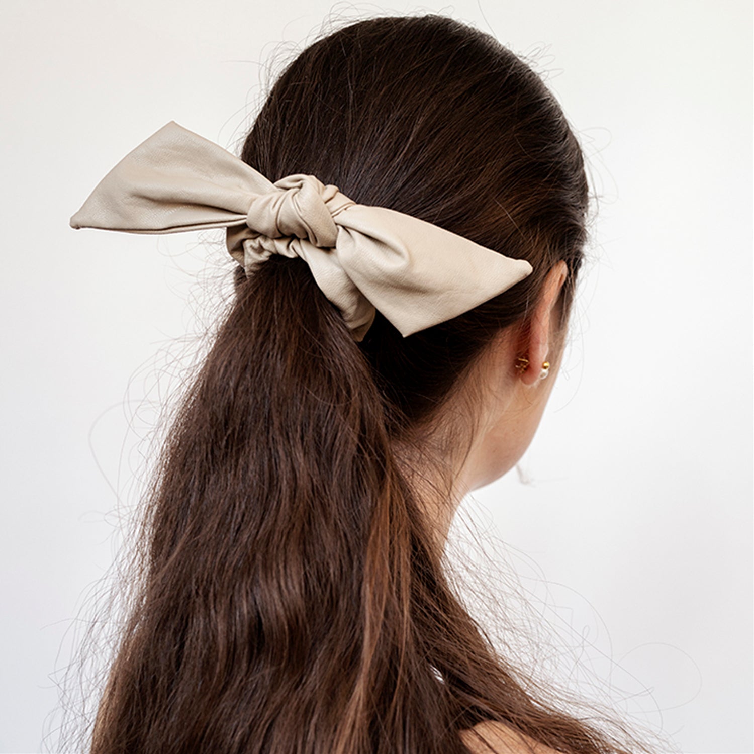 Luxe bow scrunchie