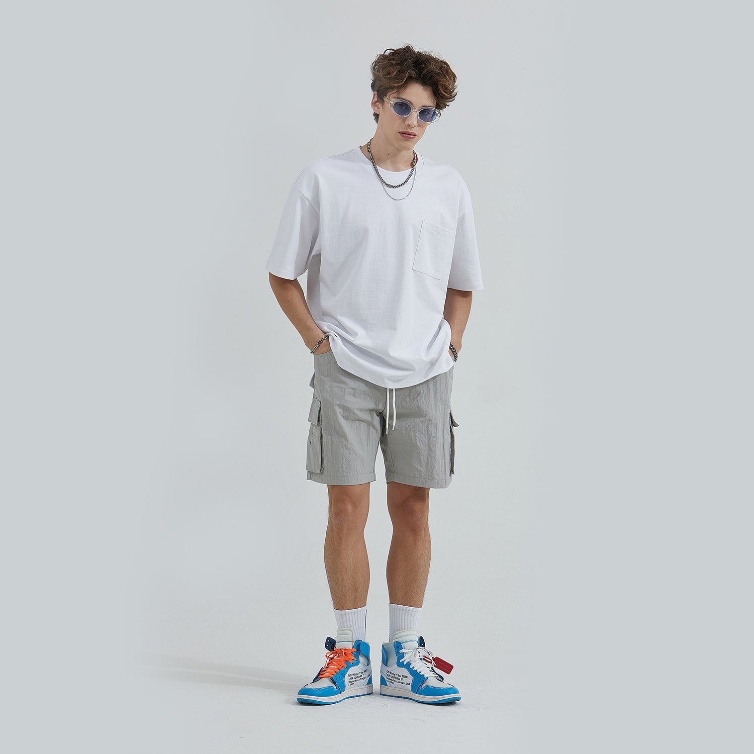 Daily Cargo Shorts (LIGHT GRAY)