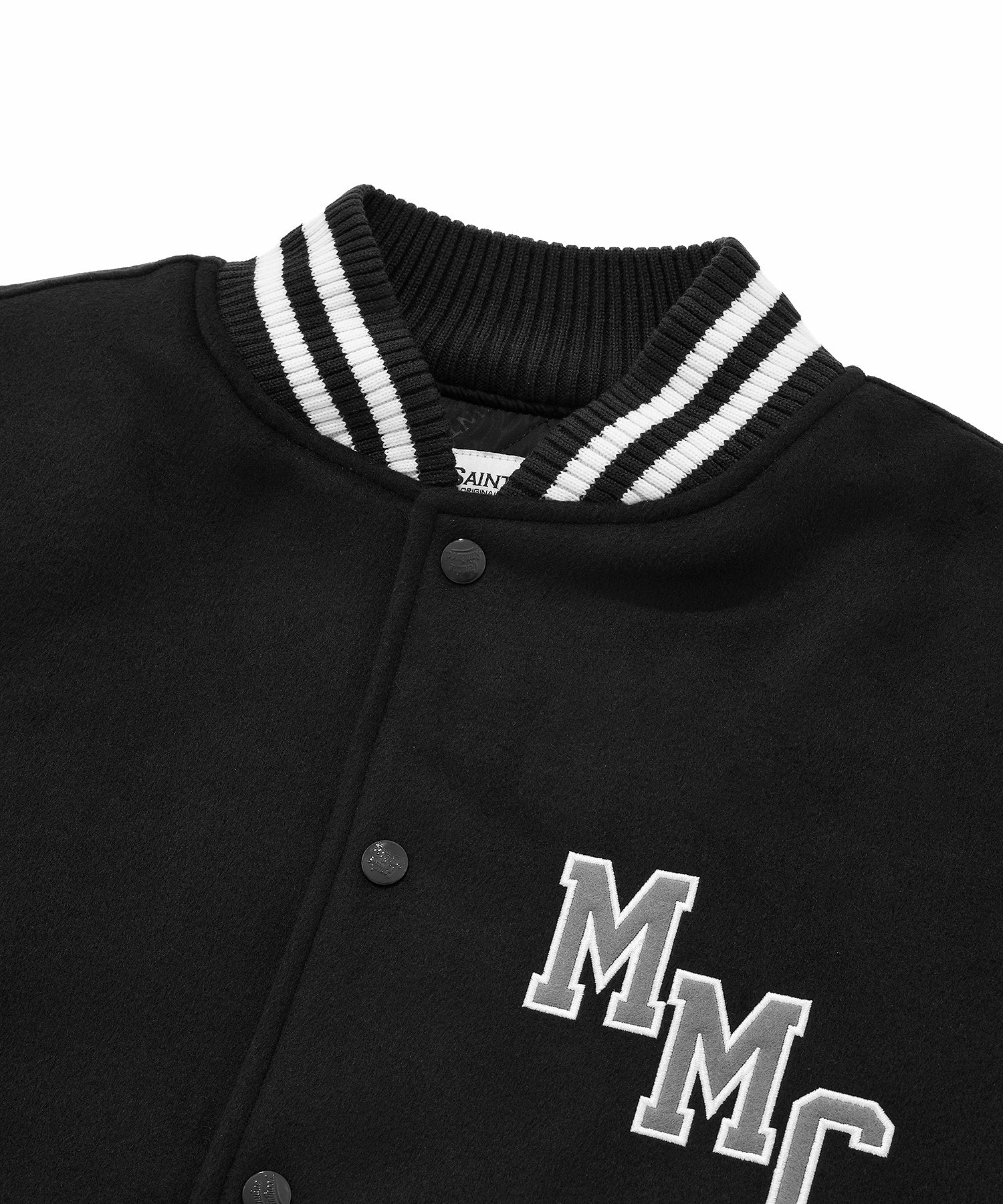 SP M.M.C LOGO STADIUM JAKET-BLACK