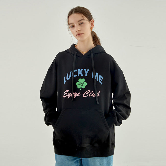 EYEYE LUCKY ME HOODIE_BLACK (EEOO3HDR01W)(Copy)