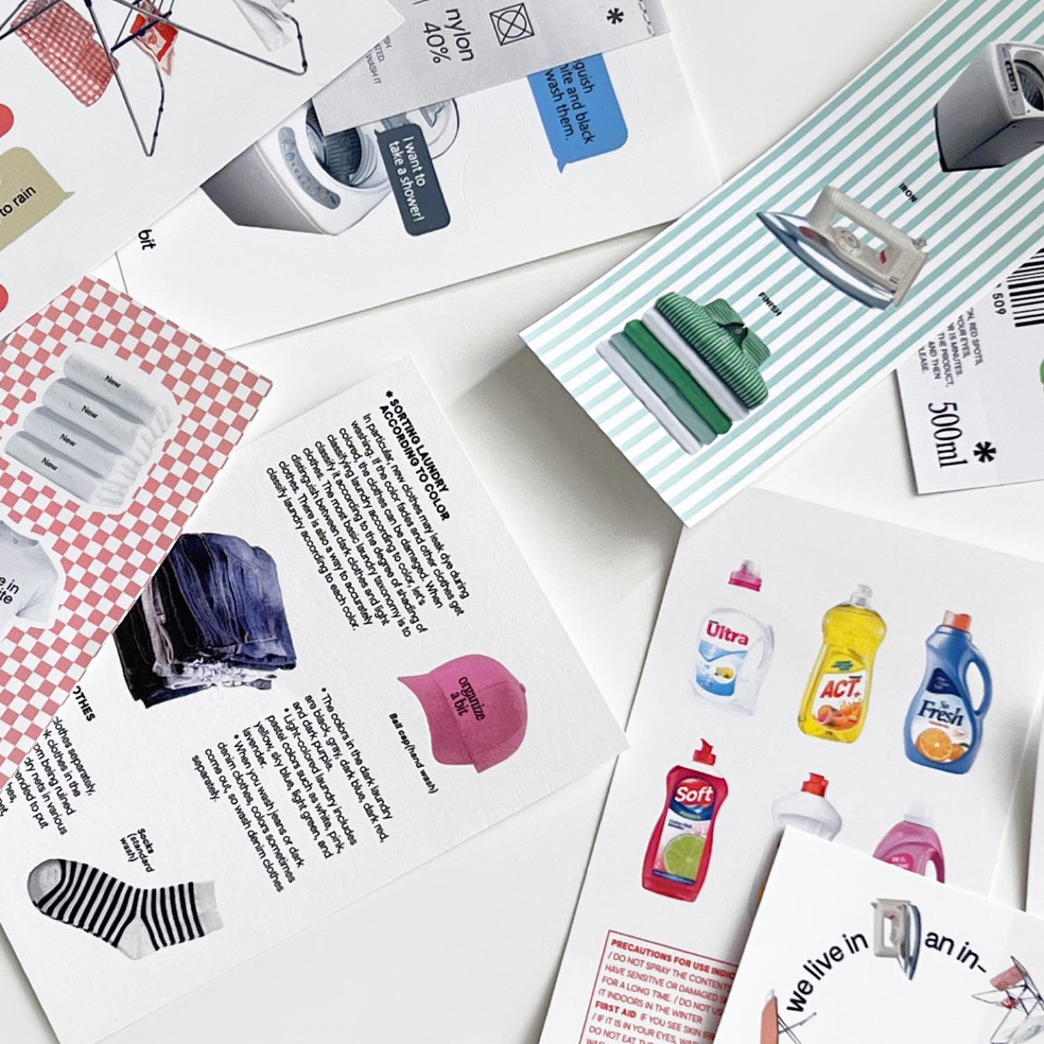 oab laundry pack / scrap sticker set