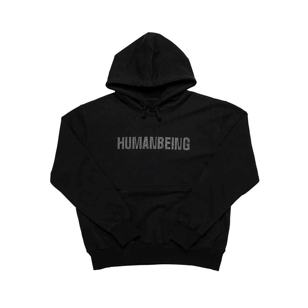 HUMANBEING RHINESTONE HOODIE (3color)