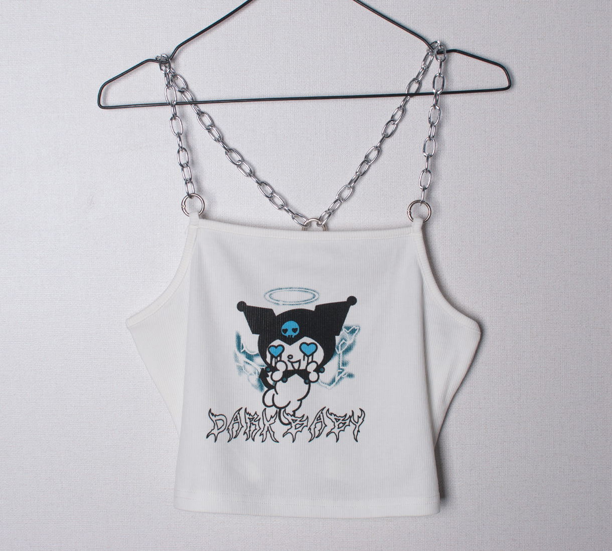 TOP(9303) Devil Chain Crop Top