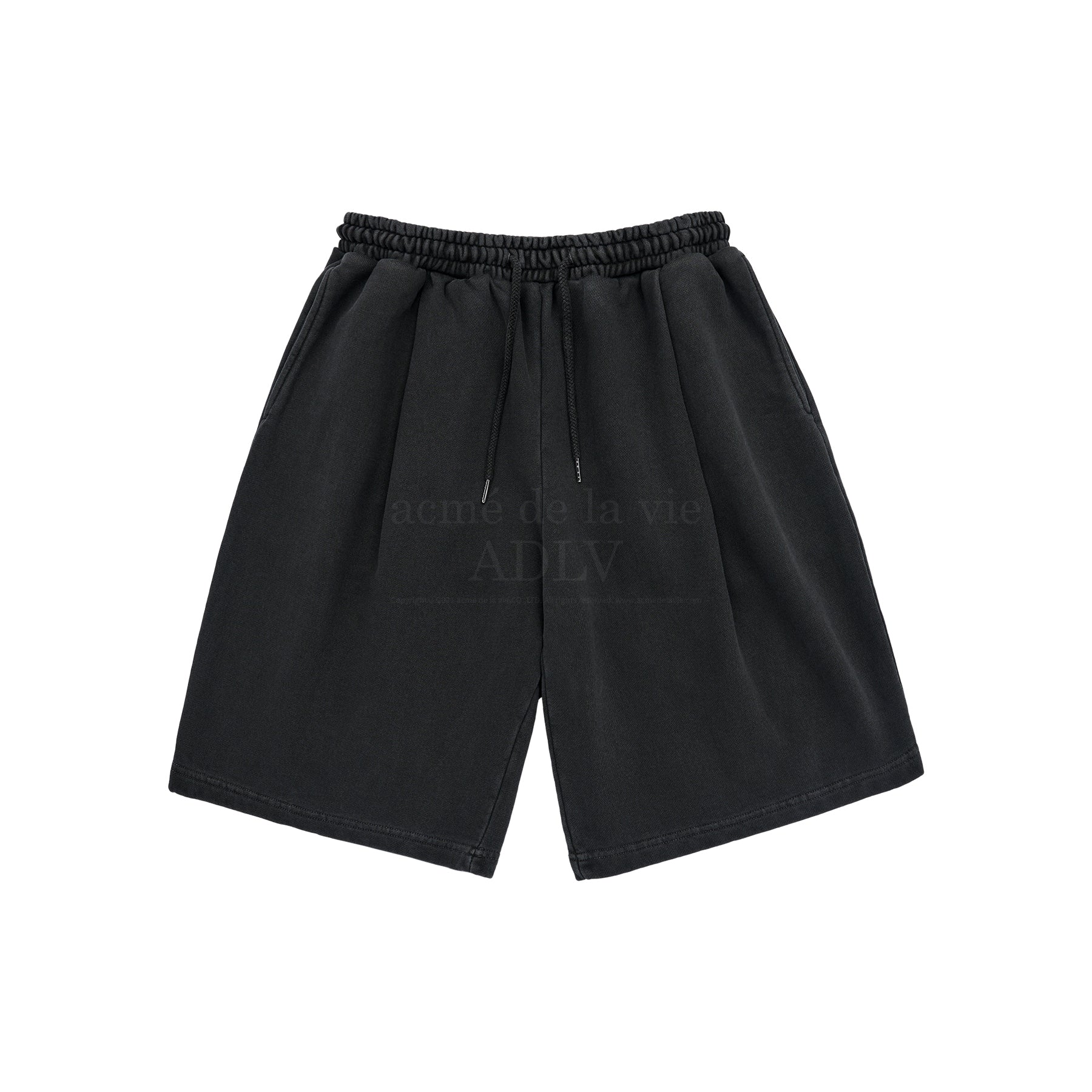 STAR LOGO PIGMENT BERMUDA SHORT PANTS (CHARCOAL)