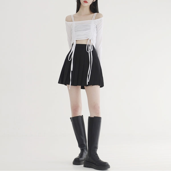 Hahn Basic Pleats Skirt