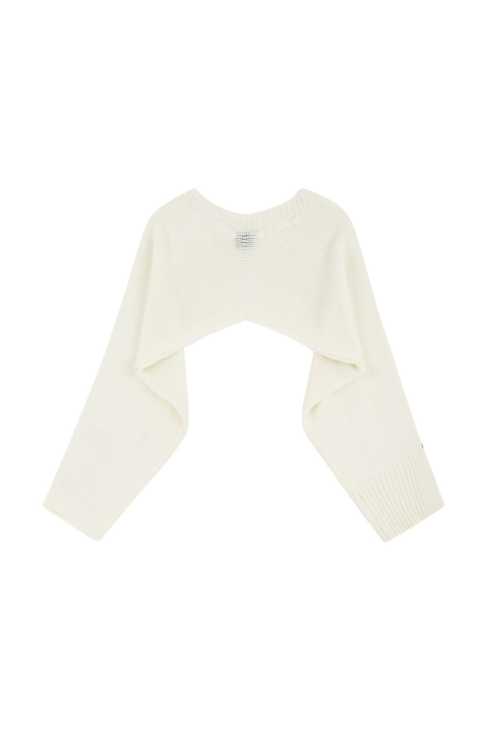 Unbalance bolero knitwear