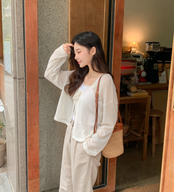 Linen Open Cardigan (3color)