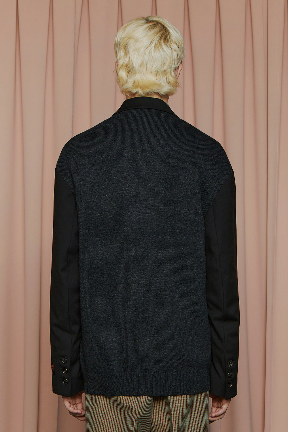 DOCKING KNIT JACKET / BLACK