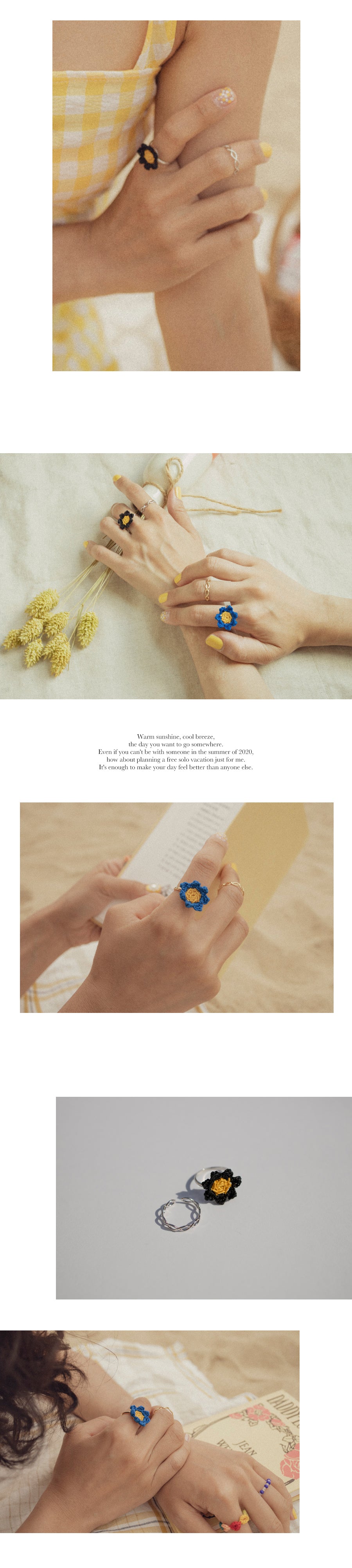 [Redvelvet-Irene][2SET] Daisy knit and simple ring