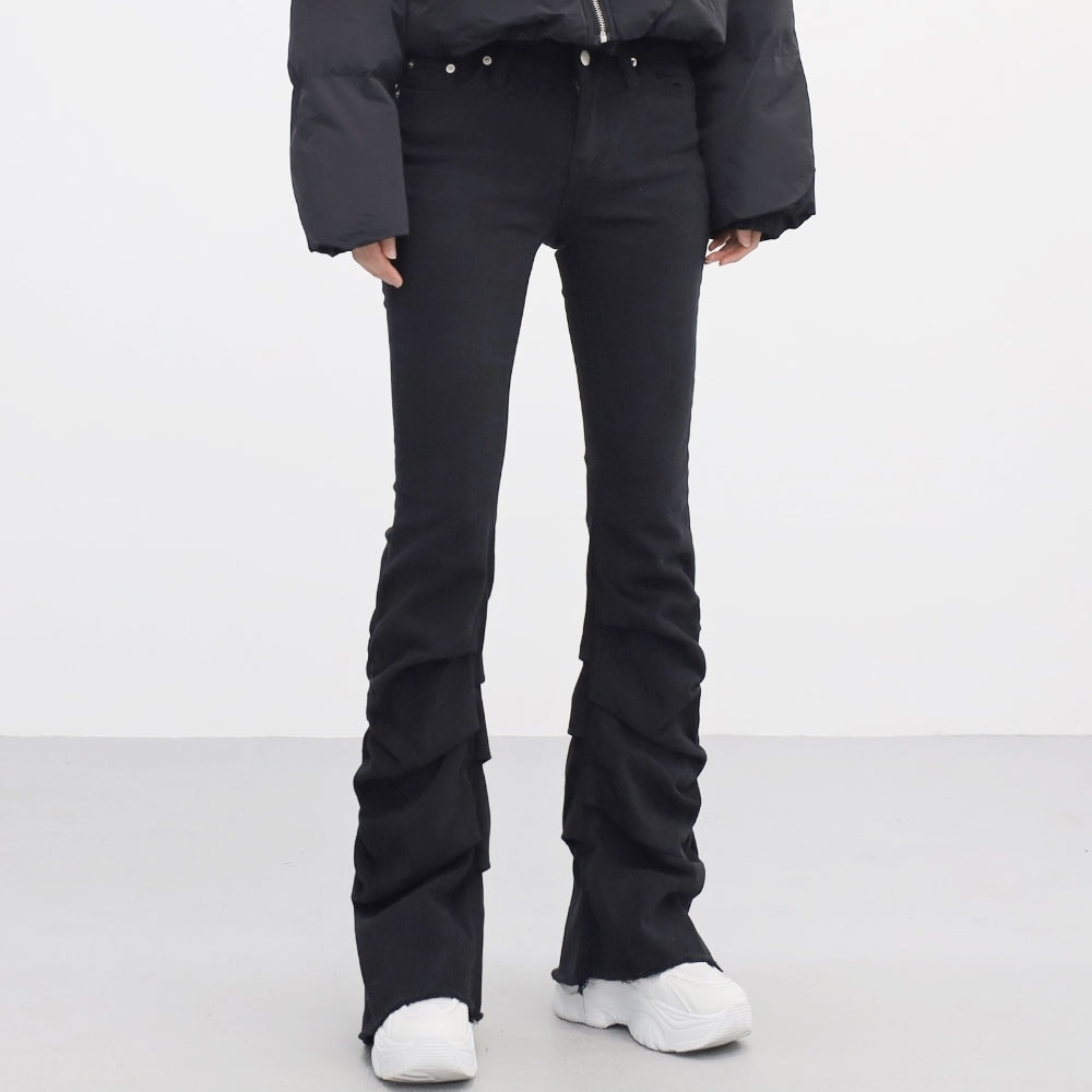 Tosco Shirring Bootcut Pants