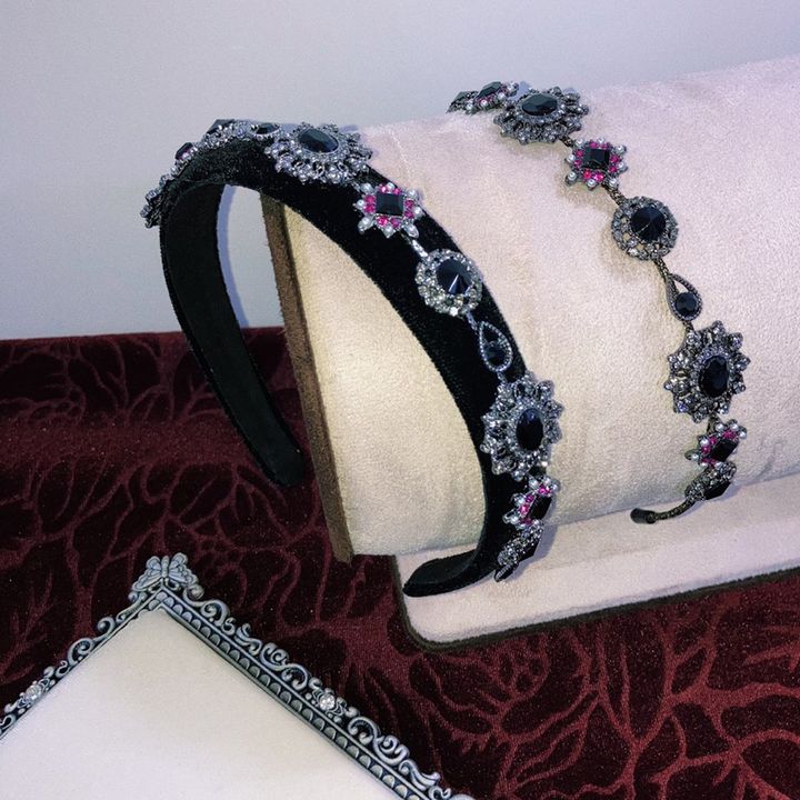 jasmine black cubic hairband