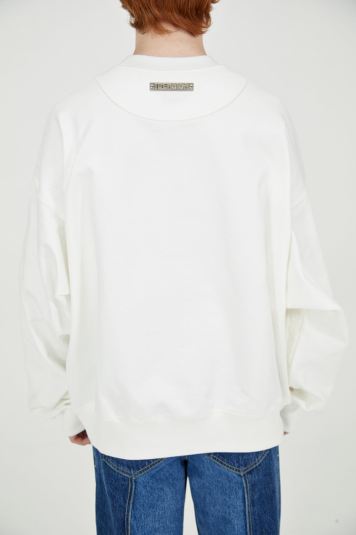 Cable knit embo sweatshirts (Whisper white)