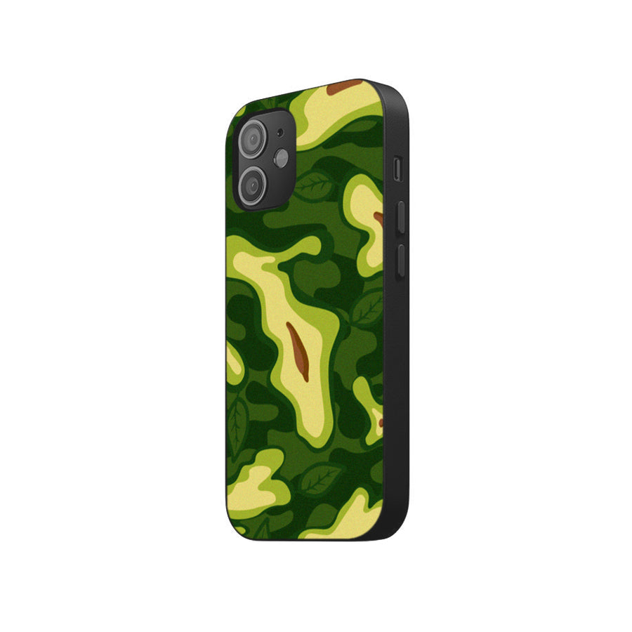 CAMO AVOCADO iPHONE CASE