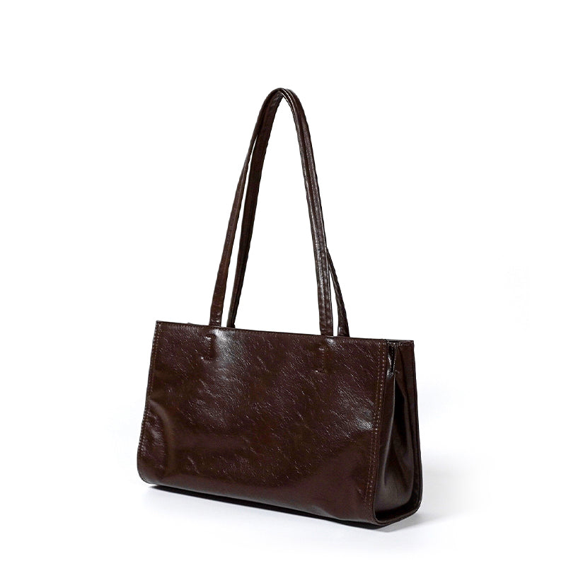 Glossy venti bag_brown