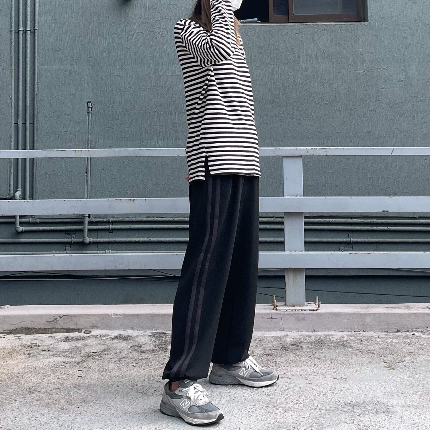 two line jogger pants (CP0179)