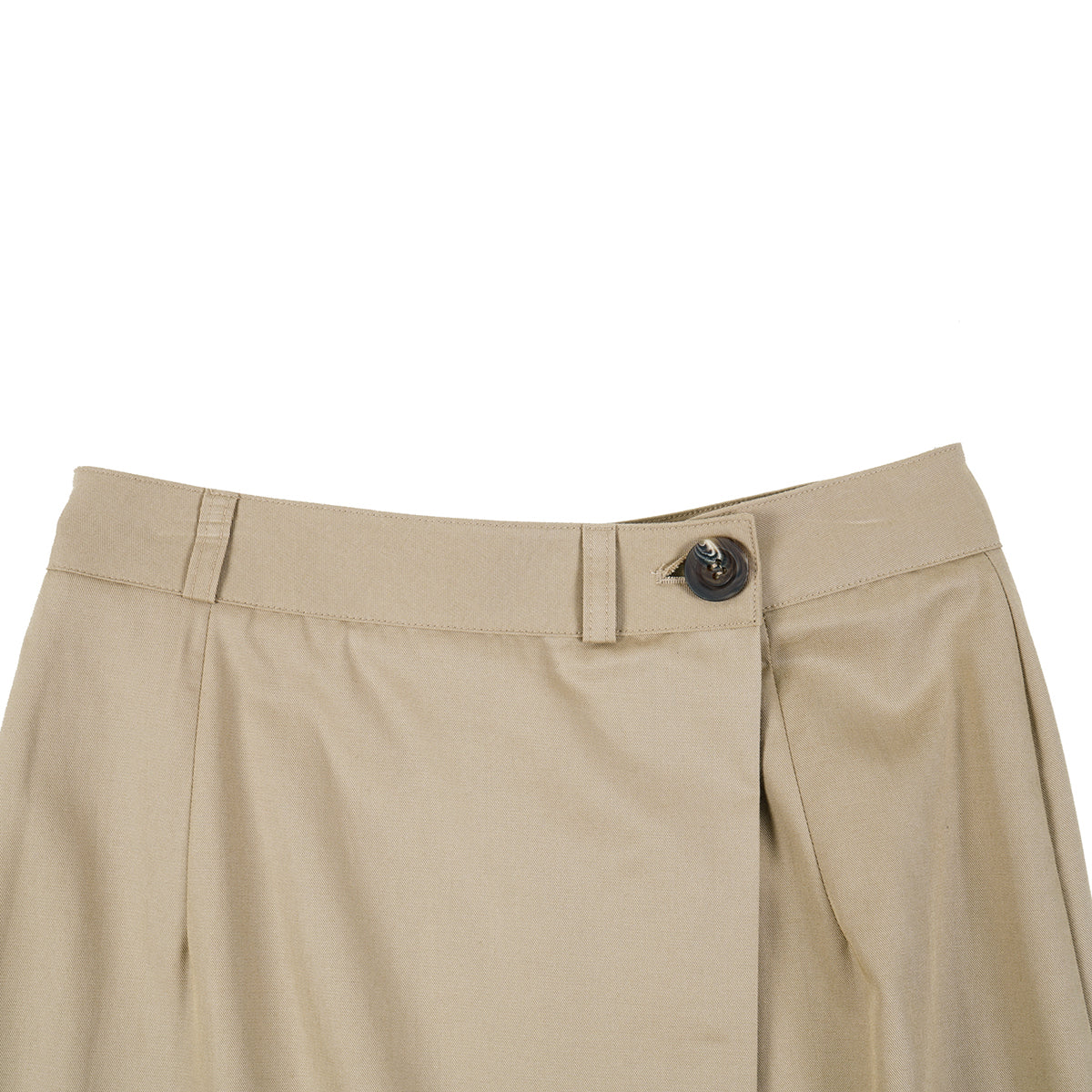 コットンラップスカート / COTTON WRAP SKIRT_BEIGE