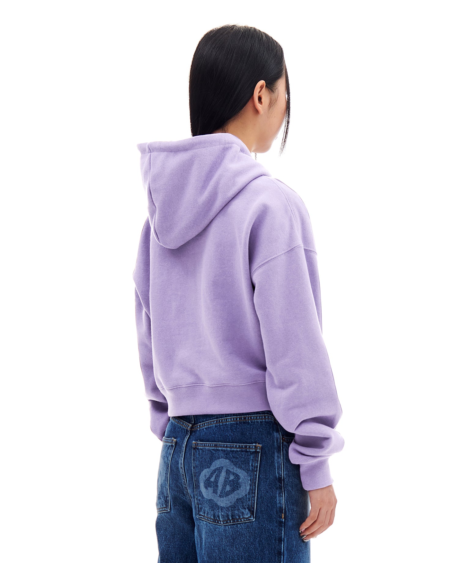 939 LOGO CROP HOOD (LAVENDER)