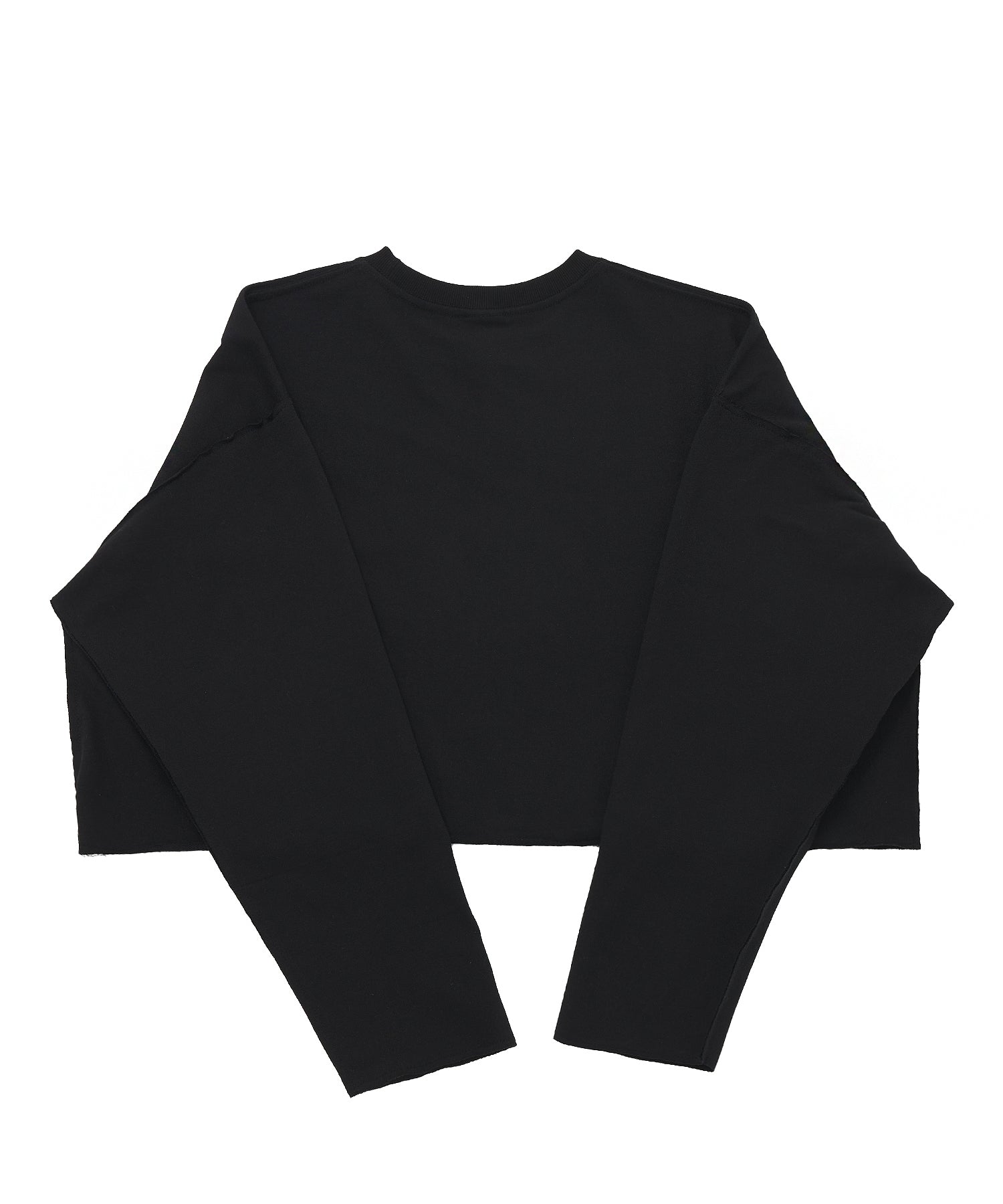 VINTAGE P. DYEING CUT-OUT CROP-TEE (Black)