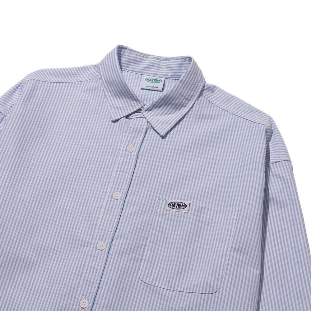 LABEL OXFORD STRIPE SHIRT