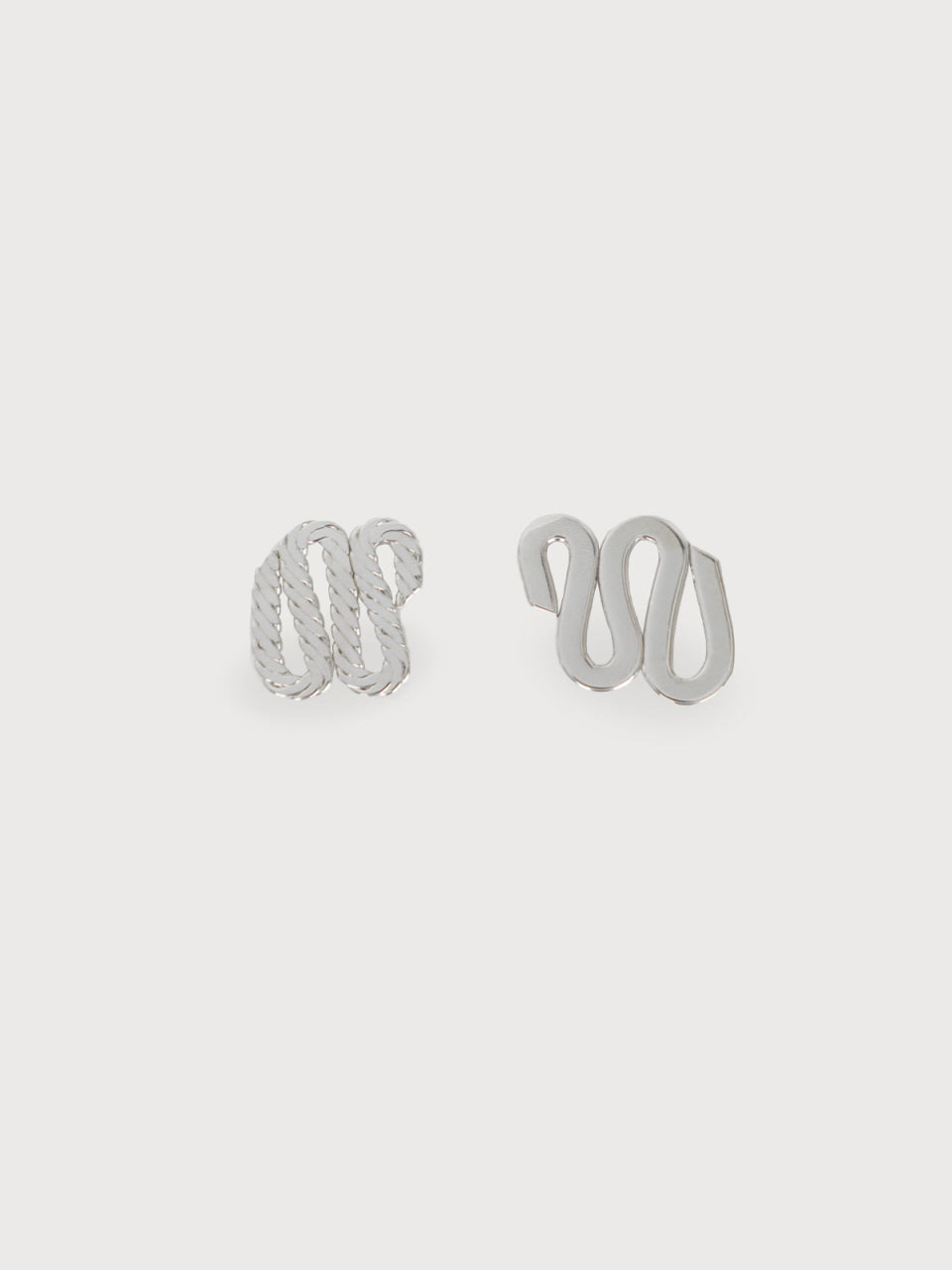 no.5 earring silver