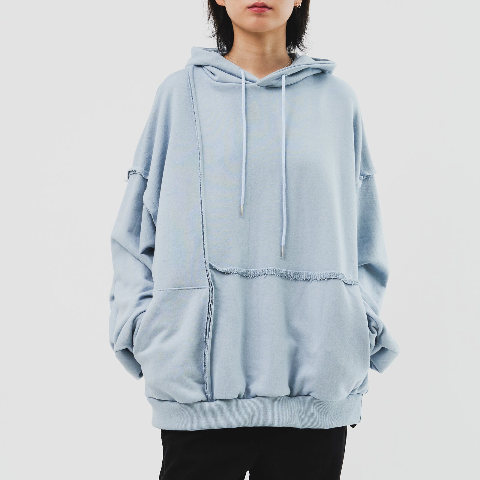 Veil Cut-off Hoodie (4color)