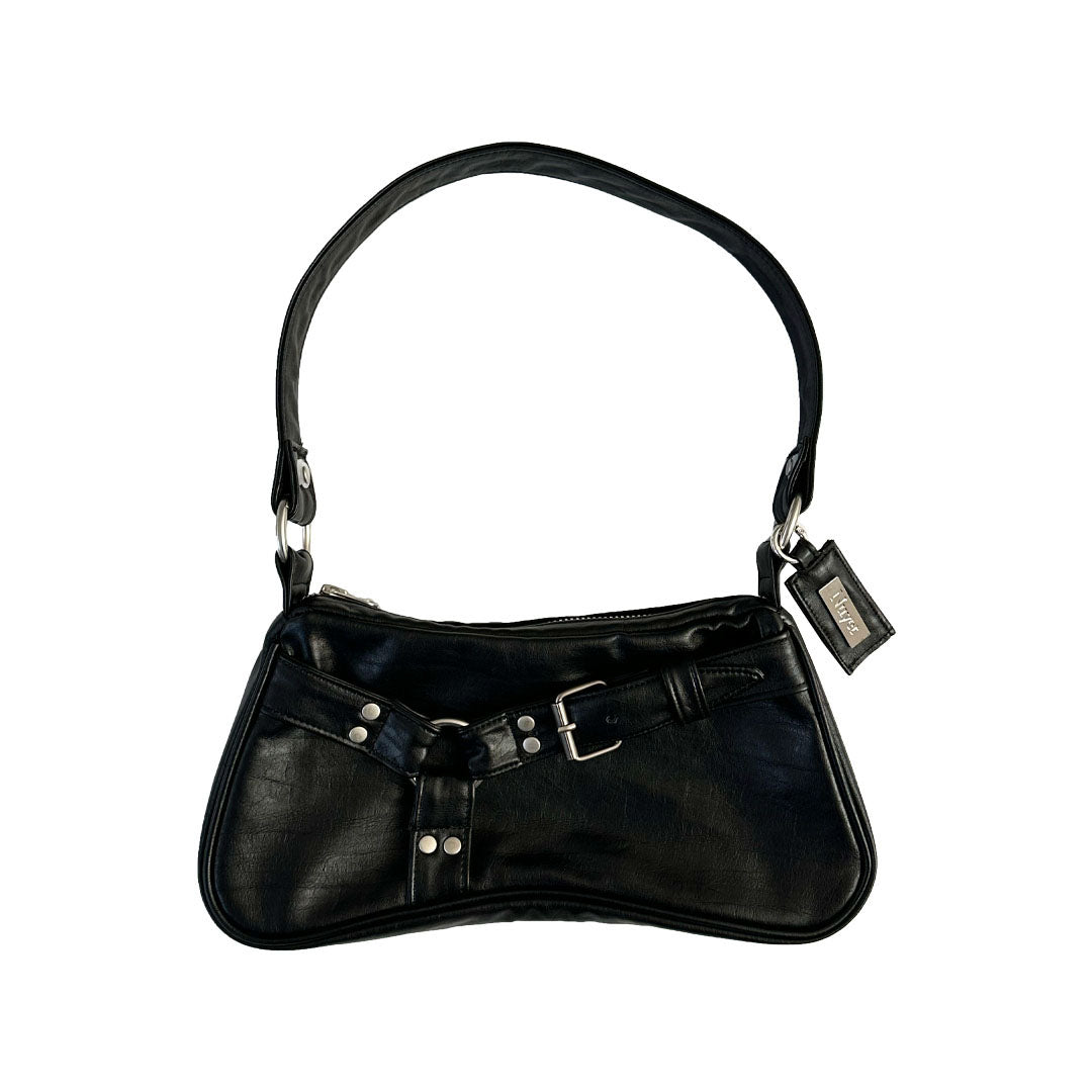 Leather biker bag