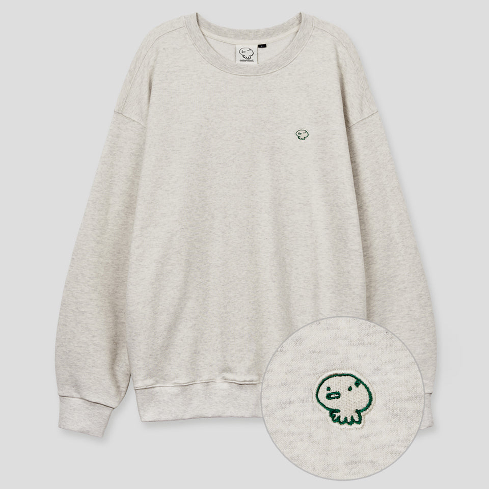 The Wappen' Crewneck Sweatshirt Oatmeal