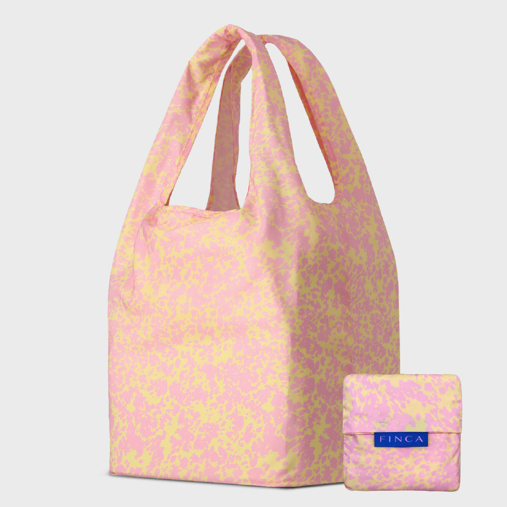 Grocery standard bag _ pink cheetah