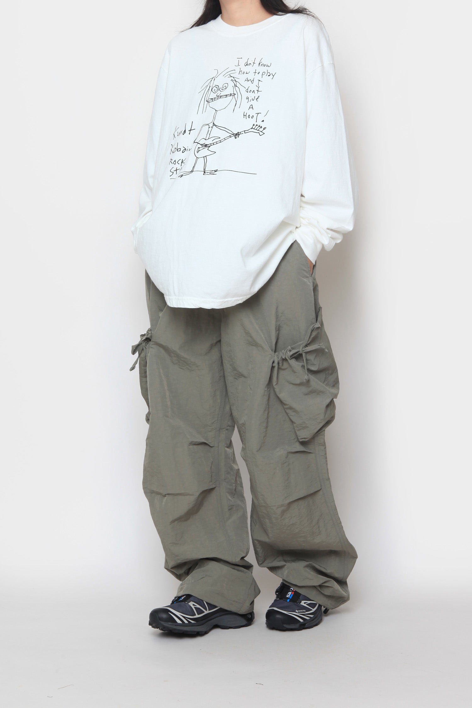 Shirring Pocket Cargo Pants